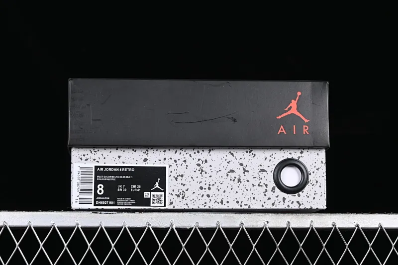 All categories Air Jordan Jordan series basketball shoes Air Jordan 4 J.Balvin x Air Jordan 4 Retro AJ4 Joe 4 rainbow gradient DH6927-901